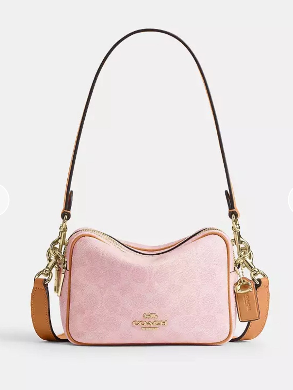 NWT Coach Powder Pink Mini Carey